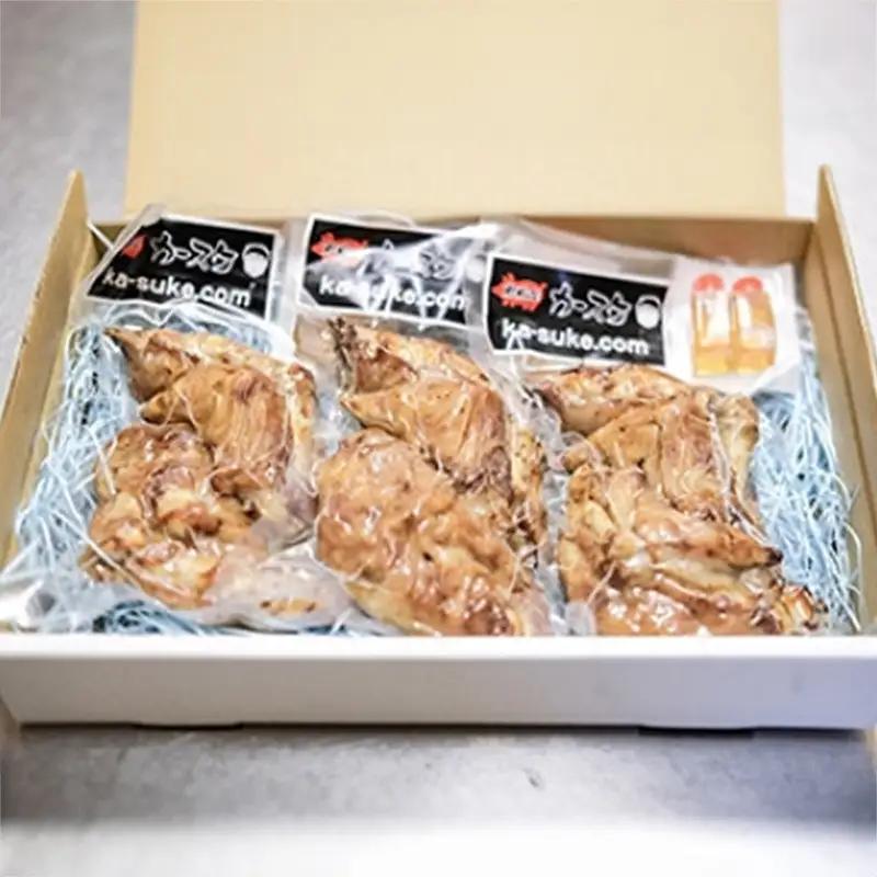 国産豚の焼き豚足　2本入り×3袋【豚足 とんそく 豚 焼き豚 焼き豚足 惣菜 加工品 ふるさと納税 送料無料 AE035】