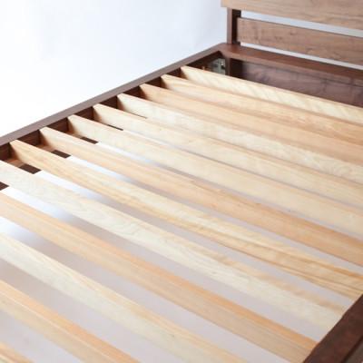 ふるさと納税 旭川市 旭川家具山室家具製作所LINEA(リネア)セミダブルベッドウォールナットNo.107_01972 |  | 03