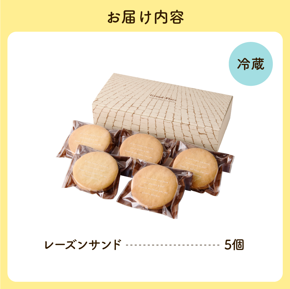 レーズンサンド５個セット