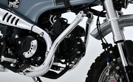 DAX125（JB04/JB06）　ダウンチューブキット / カスタム バイクカスタム カスタムパーツ　DAX125 ダウンチューブ ドレスアップ 純正エンジン対応 亀山市/有限会社ギルドデザイン[A