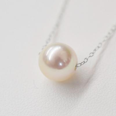 ふるさと納税 天草市 天草産9mm-9.5mm花珠級一粒ペンダントスルーあこや真珠ネックレス Pt850_S101-339 |  | 01