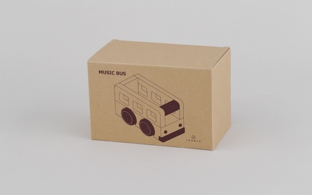 IKONIH ( アイコニー )  オルゴールバス/ おもちゃ 子供 こども オモチャ 玩具 プレゼント お祝い 木 出産祝い 安全 オーガニックトイ ファーストトイ バス 乗り物 車 大型車【kip