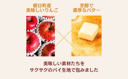 【焼きたて発送】りんごさんちの やきりんご 10個入り 国産小麦 焼き菓子 山形県 朝日町 スイーツ 菓子 りんご アップル パイ