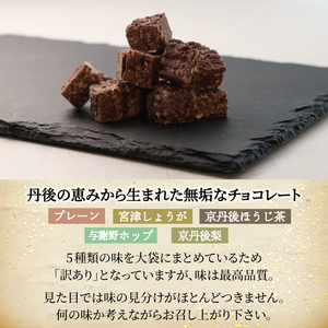 チョコレート 訳あり 玄米ぽん クランチチョコレート 5種詰め合わせ205g 高級クランチチョコレート チョコクランチ 高級チョコレート