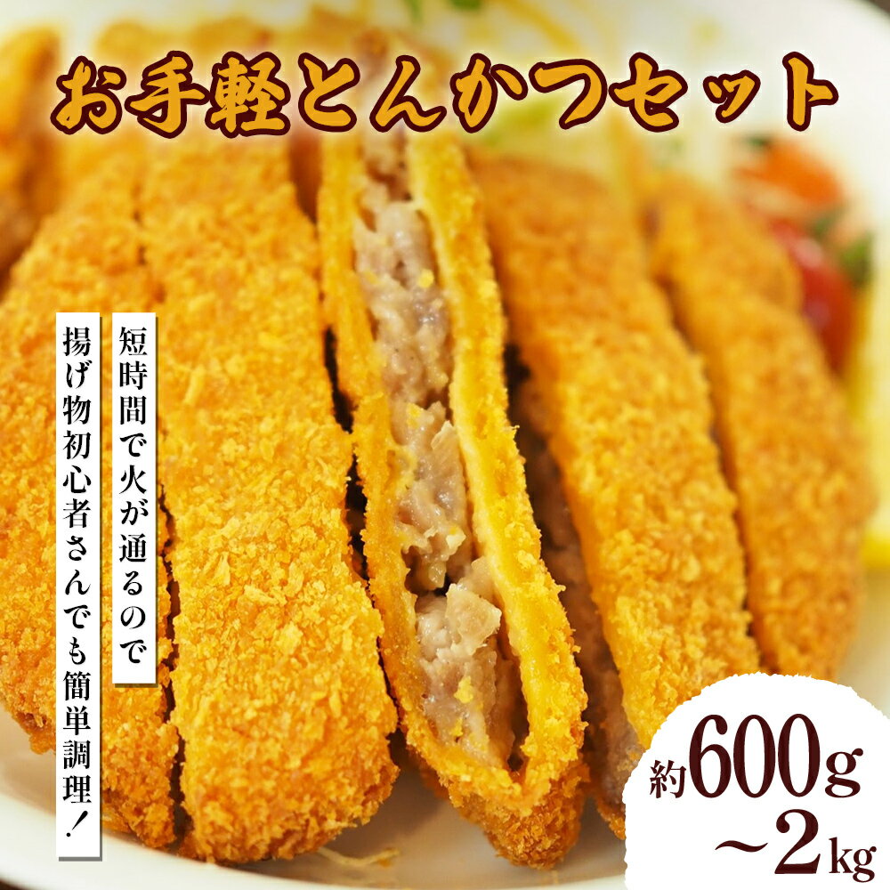 【ふるさと納税】お手軽とんかつセット（6枚～20枚）[1枚100g]　とんかつ 豚肉 カツ丼 カツカレー 冷凍 惣菜 お手軽 うるま市 沖縄