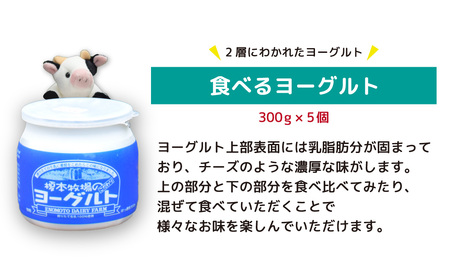 榎本牧場の食べるヨーグルト300g×5個セット 埼玉県 上尾市 飲むヨーグルト ヨーグルト