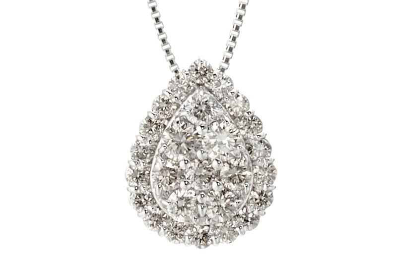 アルカンシェル プラチナダイヤペンダント（計 0.5ct）【鑑別書付き ジュエリー プレゼント ギフト ファッション アクセサリー 贈り物 贈答 お祝い 記念日】 J002-3