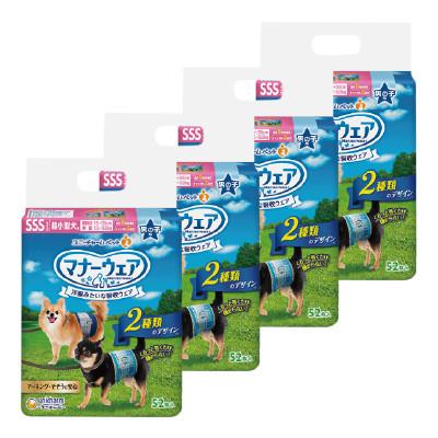 ふるさと納税 棚倉町 【毎月定期便】マナーウェア男の子用SSS青チェック・紺チェック52枚×4袋全2回 |  | 01