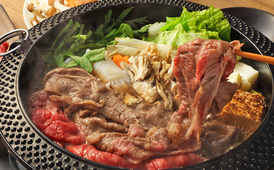 長崎和牛 すき焼き用 肩ロース 約400g ／ 和牛 国産 長崎県産 お肉 肉 牛肉 霜降り すきやき 長崎県 長崎市 肉の牛長