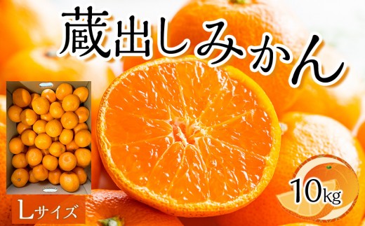 
                  蔵出しみかん Lサイズ（10kg）  ミカン 蜜柑 柑橘 フルーツ 果物 くだもの
                
