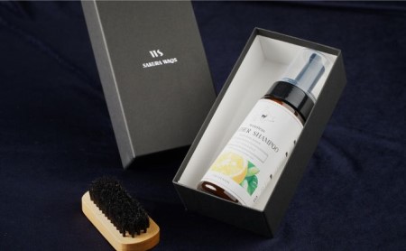 靴磨き レザーシャンプー Leather-shampoo ケア用品 レザーケア レザー 革 革靴 革製品 クリーナー ナチュラルオイル配合 しっとり ゆず せっけん 香料  せっけん
