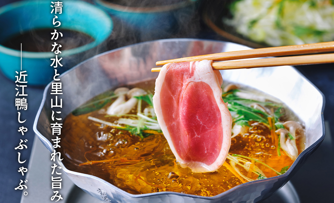 【A-245】株式会社グッドワン　近江鴨 しゃぶしゃぶ用（4〜6人前）【高島屋選定品】