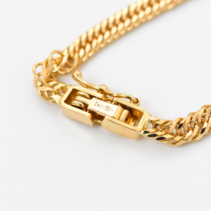 K18 喜平 12面トリプル ネックレス 10ｇ 40cm 造幣局検定刻印入 キヘイ チェーン 中折れ金具 メンズ レディース　TK1040S