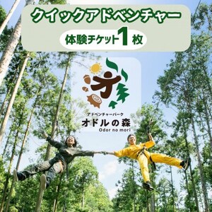 オドルの森クイックアドベンチャー　1名様利用券【1673001】