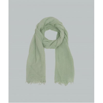 【ふるさと納税】オーガニックコットン知多木綿ストール　すみれペパーミントグリーン【1695126】