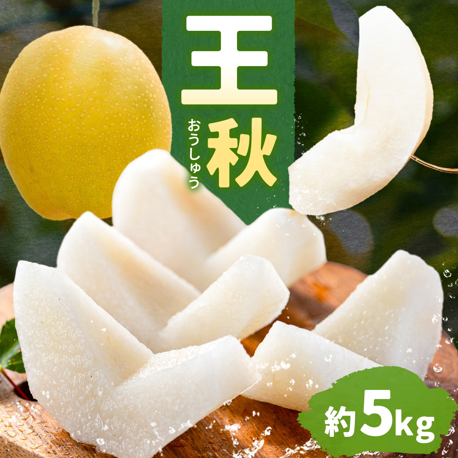 【ふるさと納税】【先行予約】芳賀町産 王秋 約5kg 6～9玉 梨《10月中旬-11月上旬頃出荷》なし 果物 フルーツ 秋の味覚 産地直送 季節商品 国産 栃木県 芳賀町