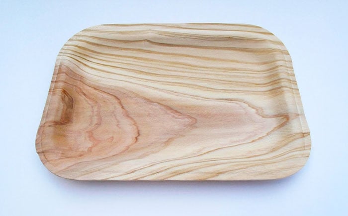 
            和器角皿 (大10枚入)　日田市 / NPO法人游風 木製 お皿 使い切りタイプ [ARGC003]
          