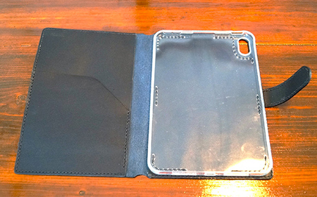本革製手帳型iPad miniカバー （iPad mini６用）ブラウン  F6L-389