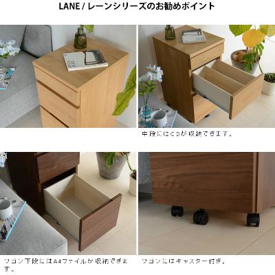 ふるさと納税 大川市 LANE レーン ワゴン ウォールナット(幅35.2高さ72) |  | 01