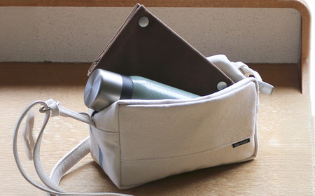 須田帆布　ミニ・ショルダー(ベージュ)【 バッグ 茨城県バッグ つくば市バッグ おすすめバッグ こだわりバッグ 帆布バッグ ﾊﾞｯｸﾞ ﾊﾞｯｸﾞ 】