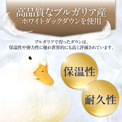 ふるさと納税 糸島市 【糸島羽毛ふとん高級ダウン使用】羽毛布団無地ダウン93%【ダブル】[AYM017] |  | 02