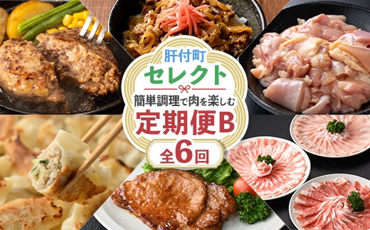 
            F90005 ＜定期便・全6回＞肝付町セレクト定期便《簡単調理で肉を楽しむ定期便B》 簡単調理 鶏肉 黒豚 豚肉 餃子 味噌 味噌漬け 【株式会社きもつき未来商社そらまち】
          