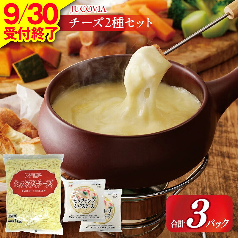 【ふるさと納税】【9月30日受付終了】 ムラカワチーズ JUCOVIA ミックスチーズ 1kg 1パック モッツァレラミックスチーズ 170g × 2パック セット コク 糸引き チーズ モッツァレラ チーズフォンデュ ピザ グラタン ドリア 乳製品 冷蔵 泉佐野市 送料無料