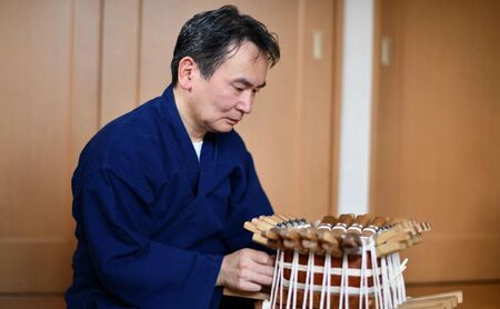 【豊島区伝統工芸】三味線　地唄紅木三味線　