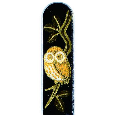 ふるさと納税 海南市 蒔絵爪やすり　ふくろう　紙箱入り |  | 02