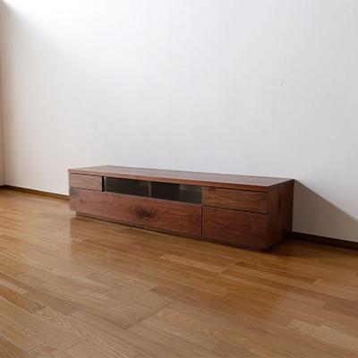 ふるさと納税 大川市 日本の職人の細かな技が魅せる【ネオ150TVボード ウォールナット】職人MADE大川家具『境木工』