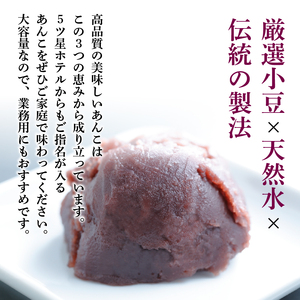 こしあん あんこ 5kg 大容量 和菓子 5袋 北海道産 小豆 国産 国内製造 富士山 伏流水 業務用 製餡所 専門店 パン作り あんバター あんぱん 菓子 菓子作り 製菓 老舗 手作り 美味しい  