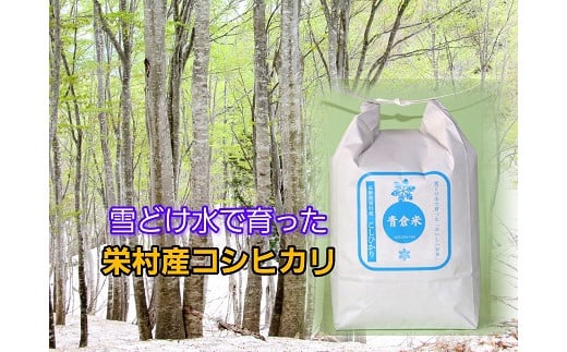 
<令和6年産先行予約>長野県栄村産コシヒカリ「青倉米」白米5kg（令和6年産）
