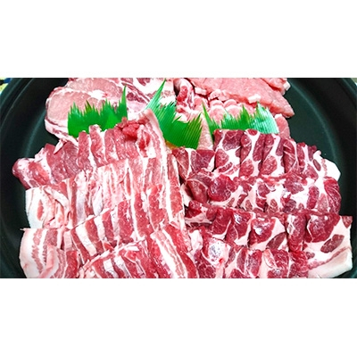 
弥彦村産豚肉2.2kgセット (ロース・肩ロース・バラ)【1068838】
