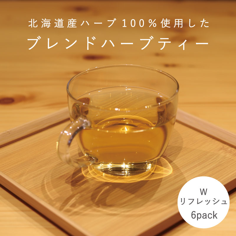 【ふるさと納税】ハーブティー Wリフレッシュ 1袋 6パック入り 北海道産 ハーブ ミント ミントティー 北海道 当麻町 送料無料 3000円 以下 清涼感 爽やか ダブルミント 口臭予防 お取り寄せ 3000円以下 4000円以下 5000円以下