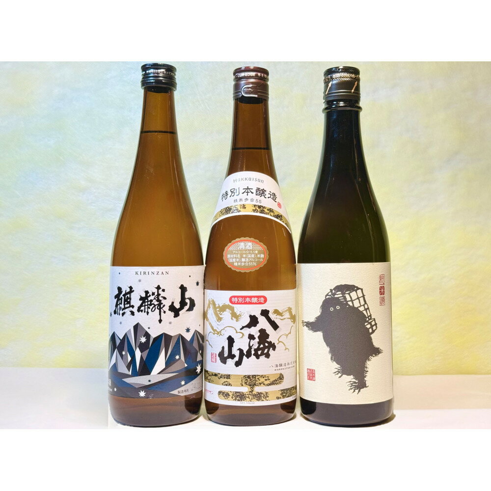 【ふるさと納税】山好きなかたにおすすめ！アウトドアシーンに合うお酒セット(720ml×3本)