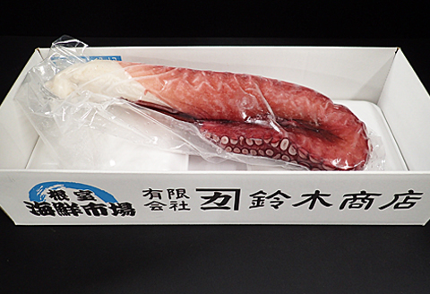 【北海道根室産】刺身用たこ足1本(1kg以上) A-14228