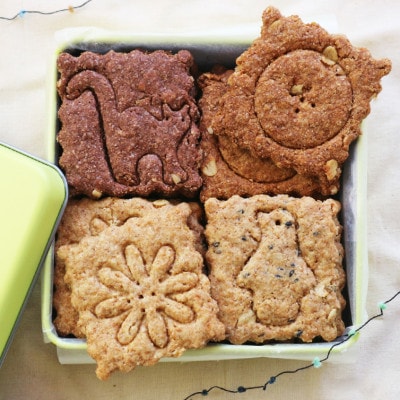 花咲く塩ビスケット缶【1484228】