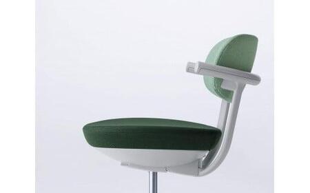 Mpk2_コクヨチェアー　パロ(ライトグレー・ブラック）カーペット用（Wキャスター）　／在宅ワーク・テレワークにお勧めの椅子