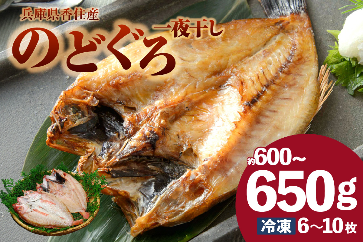 【兵庫県香住産 のどぐろ一夜干し 約600～650g 冷凍】 国産 ノドグロ 一夜干し 干物 干し あぶり 炙り お酒 酒 おつまみ ごはん ご飯 おかず 人気 大人気 ランキング ふるさと納税 おすすめ 返礼品 兵庫県 香美町 香住 柴山 宿院商店 33-15