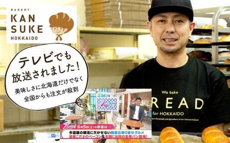 【定期便・全6回】【大人気！！】キタノカオリ小麦のおまかせパン詰め合わせ（計16個/1セット）×6回 ｜プレミアム小麦キタノカオリ100％ パン ぱん 食パン パン屋 自家製 朝食 おやつ 冷凍 北海
