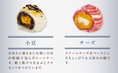5種類のカラフルな月餅 “ナガサキムーンケーキ” 10個入 月餅 ケーキ スイーツ お菓子