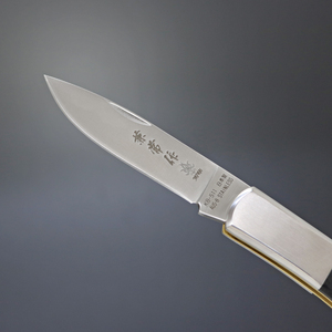 兼常作　懐古刀　KAICO-TOU　黒　（フォールディングナイフ）KB-511 / 桐箱入り 高級 日本製 錆びにくい 背止め一刀 高品質 耐久性 アウトドア コンパクト