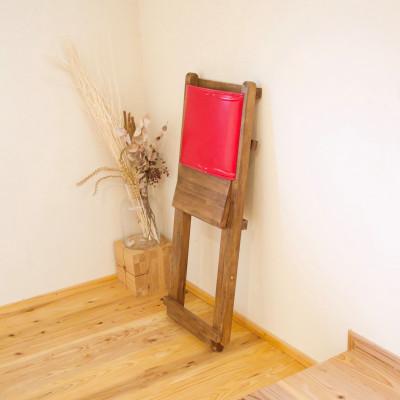 ふるさと納税 美咲町 【裏地あり(ブラック)】ランドセルチェア DIYキット　ウォールナット塗装 |  | 02