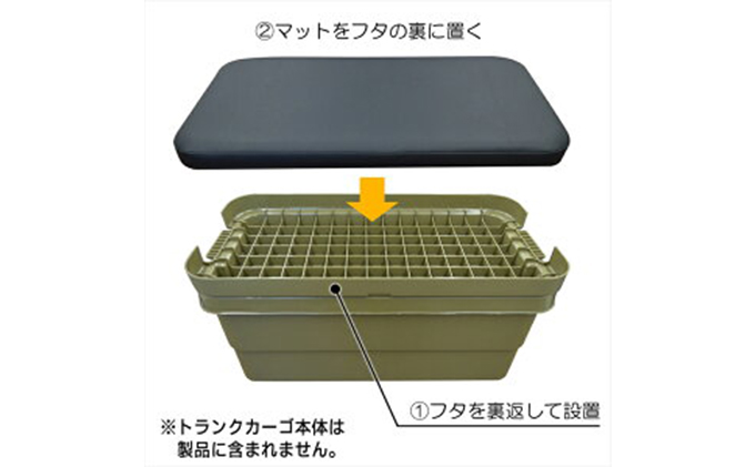 トランクカーゴ 70L用 ベンチマット70 雑貨 日用品 イス 