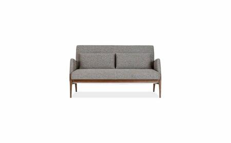 旭川家具 宮田産業 ASH(アッシュ) 2P ソファ ブラウン色