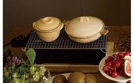 伊賀焼 あぶり名人 長角型（シーズヒーターコンロ）