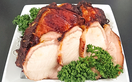 肉のプロが作った秘伝の味　手作り国産豚大判やわらかロース焼豚　400g×1本_焼豚 ロース 国産_【配送不可地域：離島】【1637249】