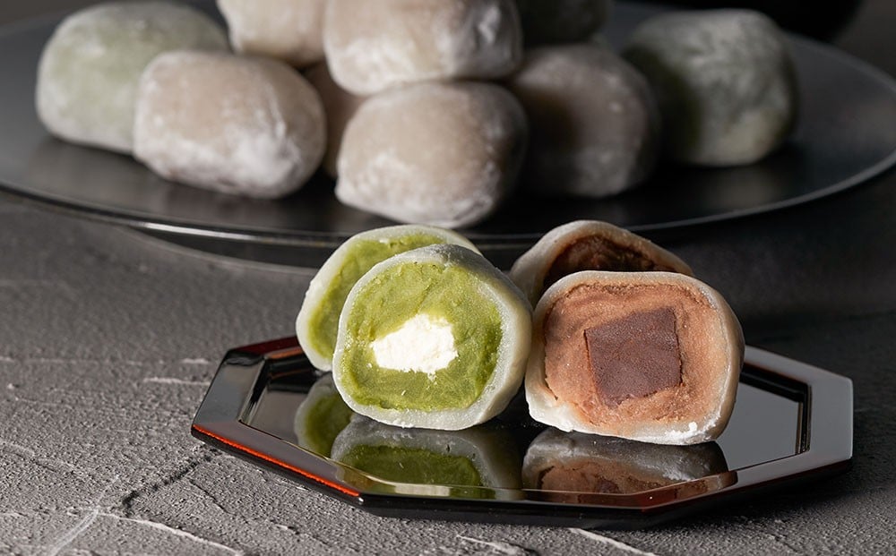 
                  生チョコ大福、抹茶生クリーム大福詰合せ（各3個 / 計6個入） | 大福 だいふく 生ちょこ チョコレート 抹茶あん まっちゃ だいふく お取り寄せ おかし 和スイーツ 大福 生チョコ大福 抹茶生クリーム大福 詰め合わせ 生チョコ 抹茶 もっちり スイーツ お菓子 和菓子 個包装 豊後高田市
                