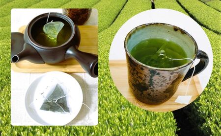 煎茶 まろやか ティーバッグ 里山のしずく 静岡県産 煎茶【5本】