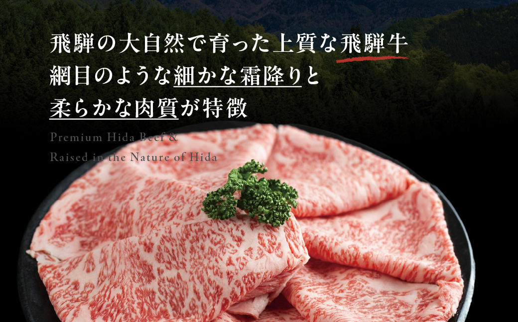 2種食べ比べ すき焼き！ 飛騨牛 A5等級 500g (サーロイン250g＋赤身もも250g)  | 黒毛和牛 ブランド牛 和牛 牛肉 鍋 豪華 飛騨高山 丹生川精肉 JJ005VC13